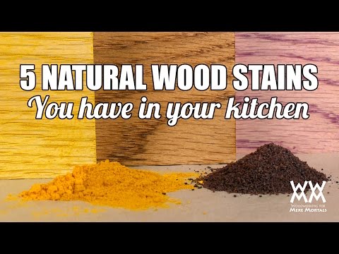 5 Weird Wood Staining Techniques. Natural Wood Coloring Hacks That Really Work.