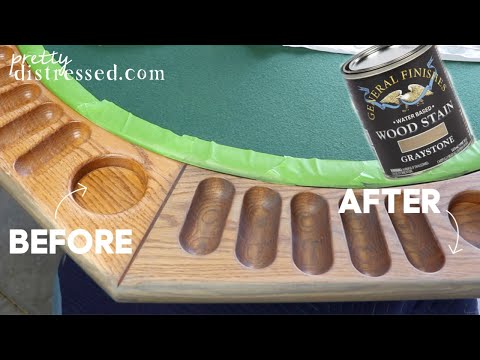 Stain Without Sanding the Existing Finish Off With General Finishes