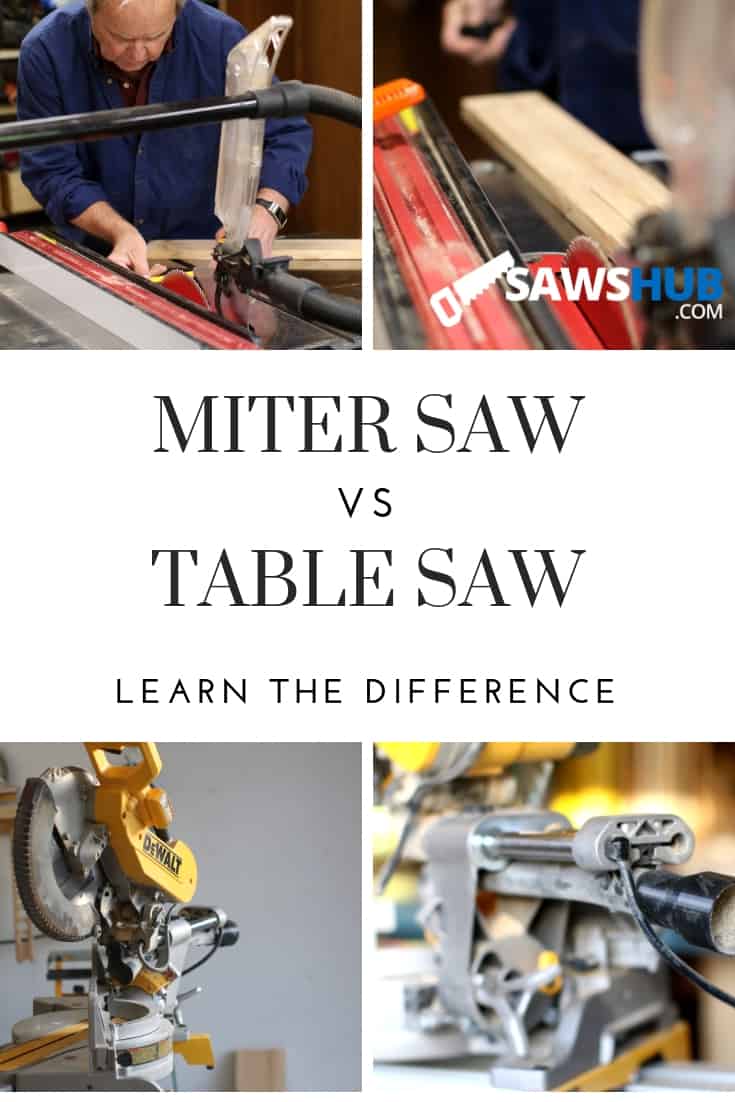 Miter Saw vs Table Saw Which is Best For You? SawsHub