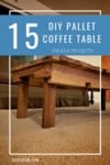 Cover image for 15 DIY pallet coffee table