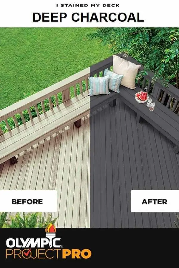 Charcoal deck paint