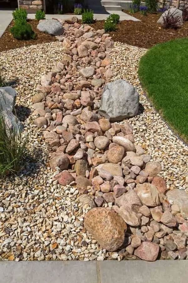 Dry Rock River Bed