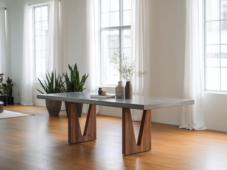Picture of 20 Stunning Wooden Dining Table Ideas to Elevate Your Meals | SawsHub
